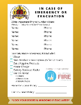 Wildfire Evacuation Checklist- Page 2