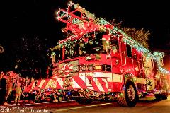 Ladder 72 in our Christmas Parade!