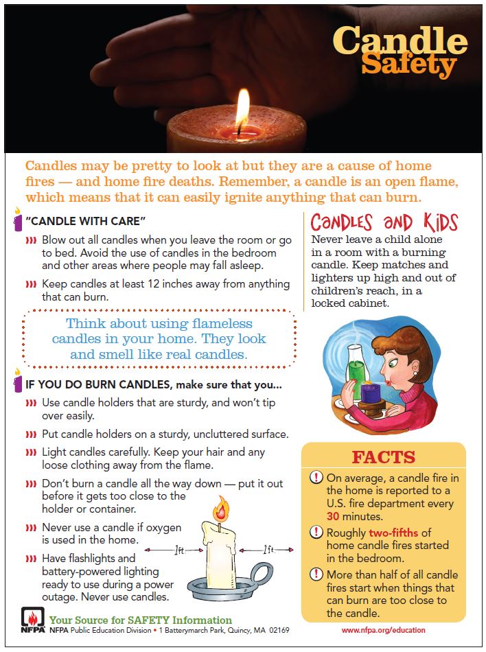 Candle Safety Tips