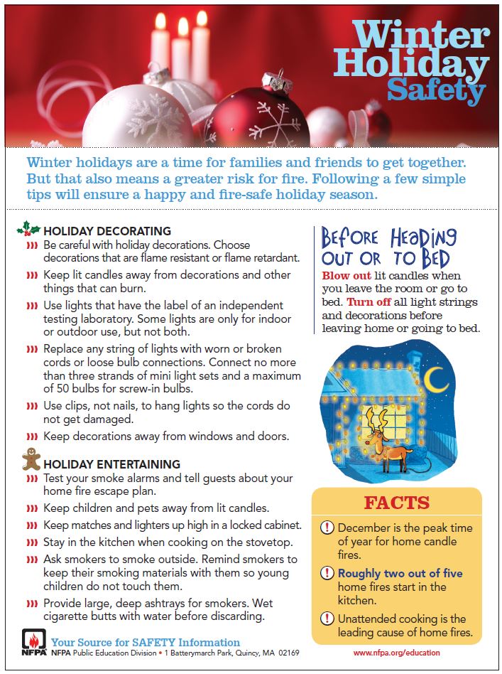 Holiday Safety Tips